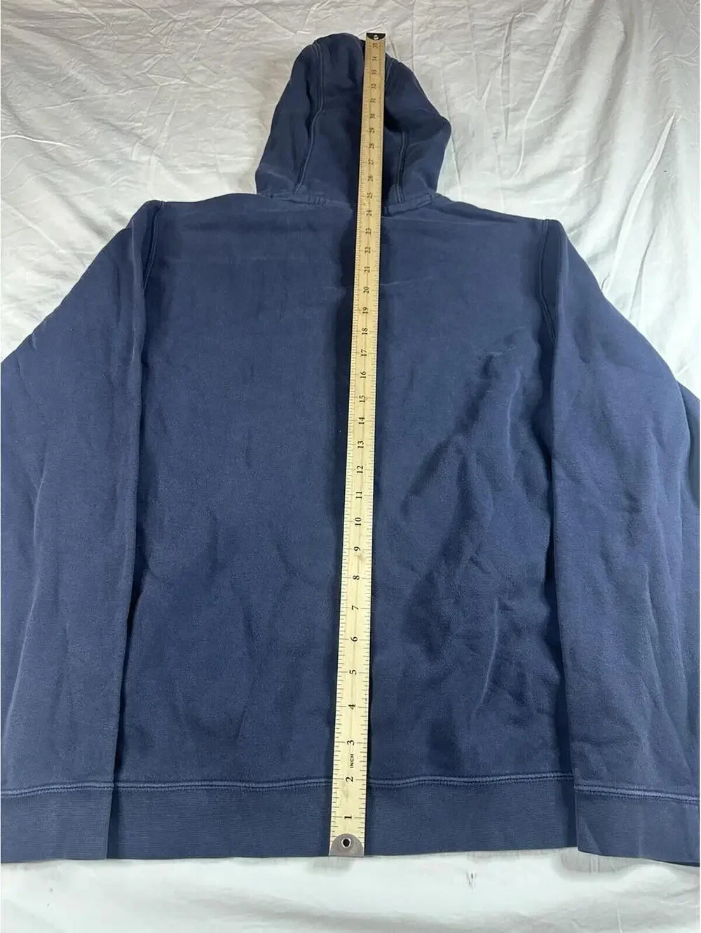 🔥👟 Nike Navy Blue Pullover Hoodie Swoosh Logo Sweatshirt M 🔥👟
